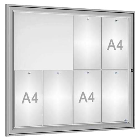 Vitrine extérieure Tradition 8 A4 - Anodisée