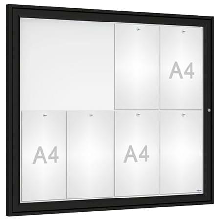 Vitrine extérieure Tradition 8 A4 - Couleur