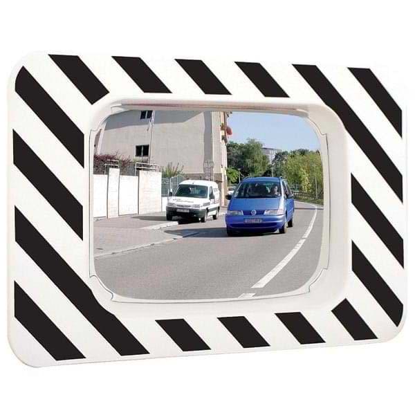 Miroir de circulation rectangulaire - Optique 600 X 400 mm