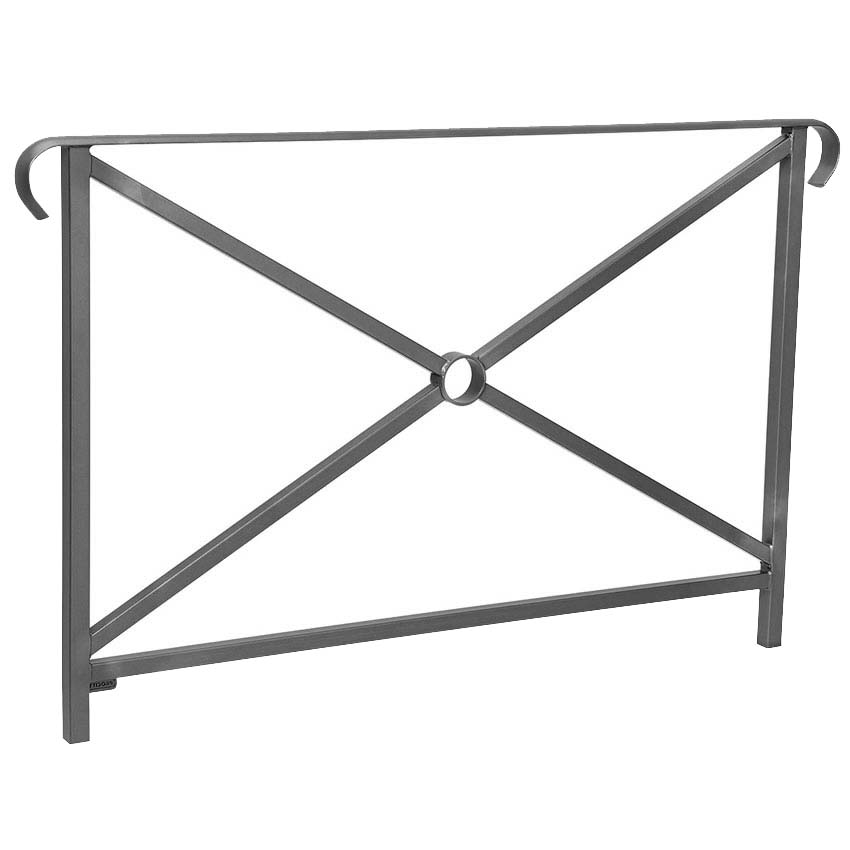 Barrière main courante Héritage L. 1500 mm - Double crosse