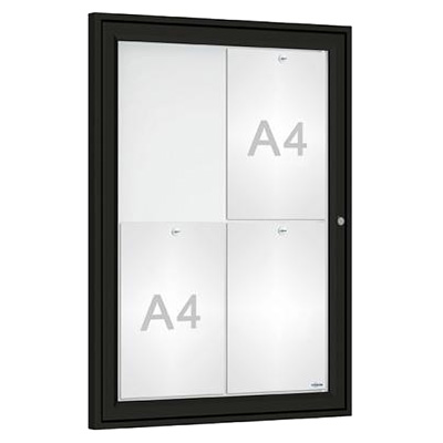 Vitrine extérieure Tradition 4 A4 - Couleur