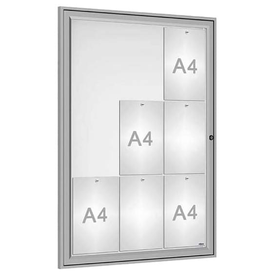 Vitrine extérieure Tradition 9 A4 - Anodisée