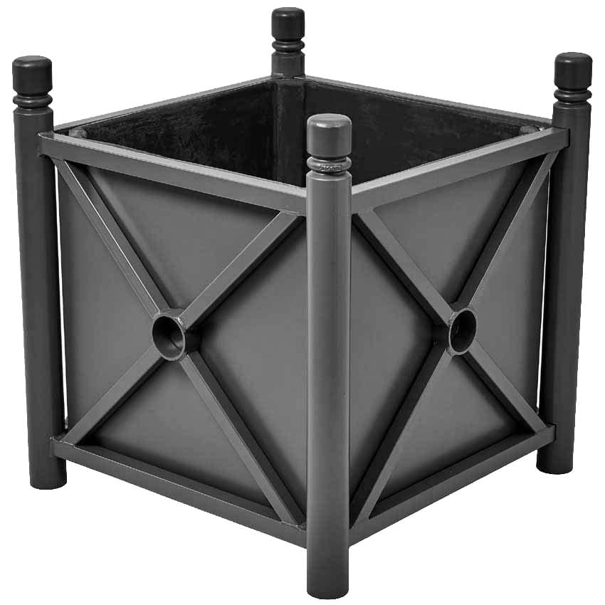 Bac à palmier Province H. 750 X 800 X 800 mm - Pommeaux City