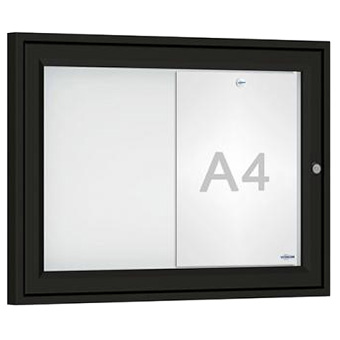 Vitrine extérieure Tradition 2 A4 - Couleur