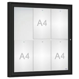 Vitrine extérieure Quality 6 A4 - Couleur