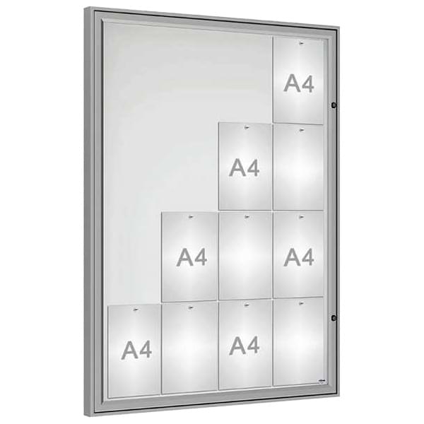 Vitrine extérieure Quality 16 A4 - Anodisée