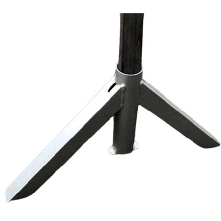 Pied amovible pour tube carré 30 X 30 mm