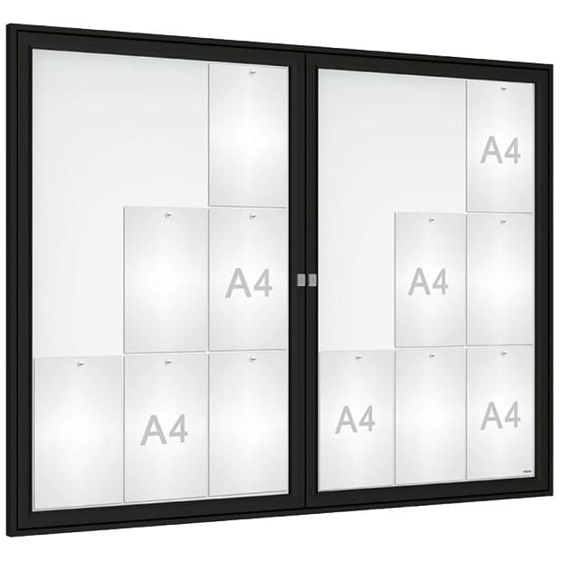 Vitrine extérieure Tradition 18 A4 - Couleur