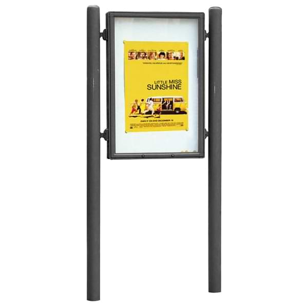 Panneau vitrine H. 1255 X L. 900 mm - Version double face