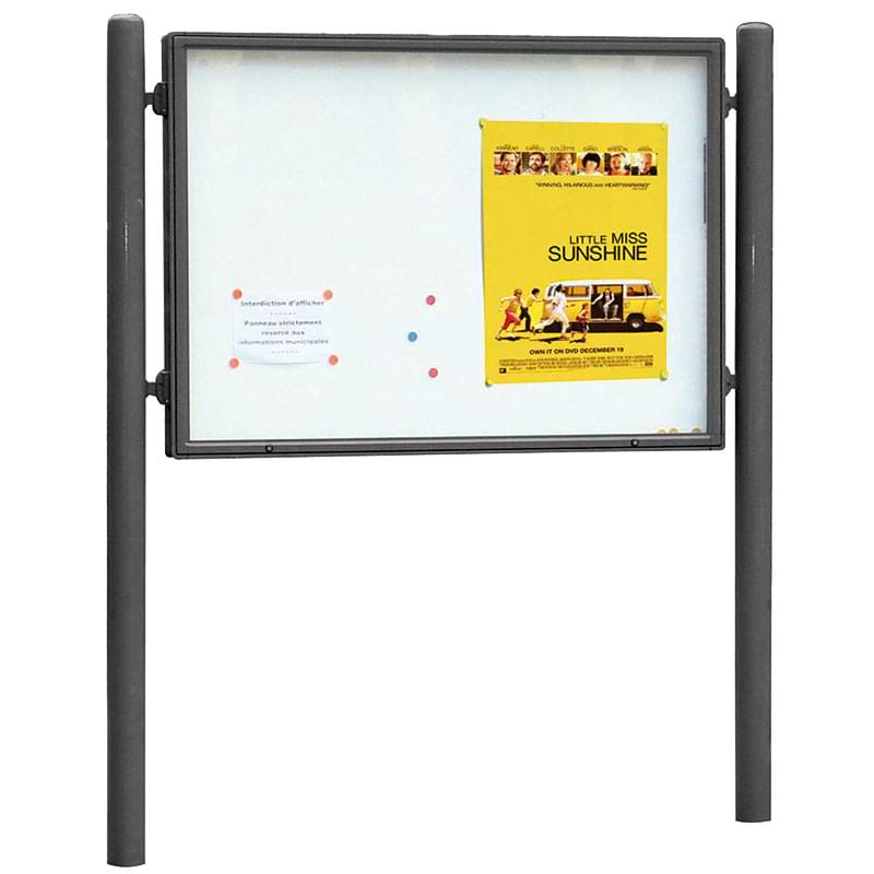 Panneau vitrine H. 1255 X L. 1700 mm - Version double face
