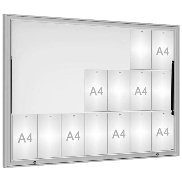 Vitrine extérieure Quality 21 A4 - Anodisée