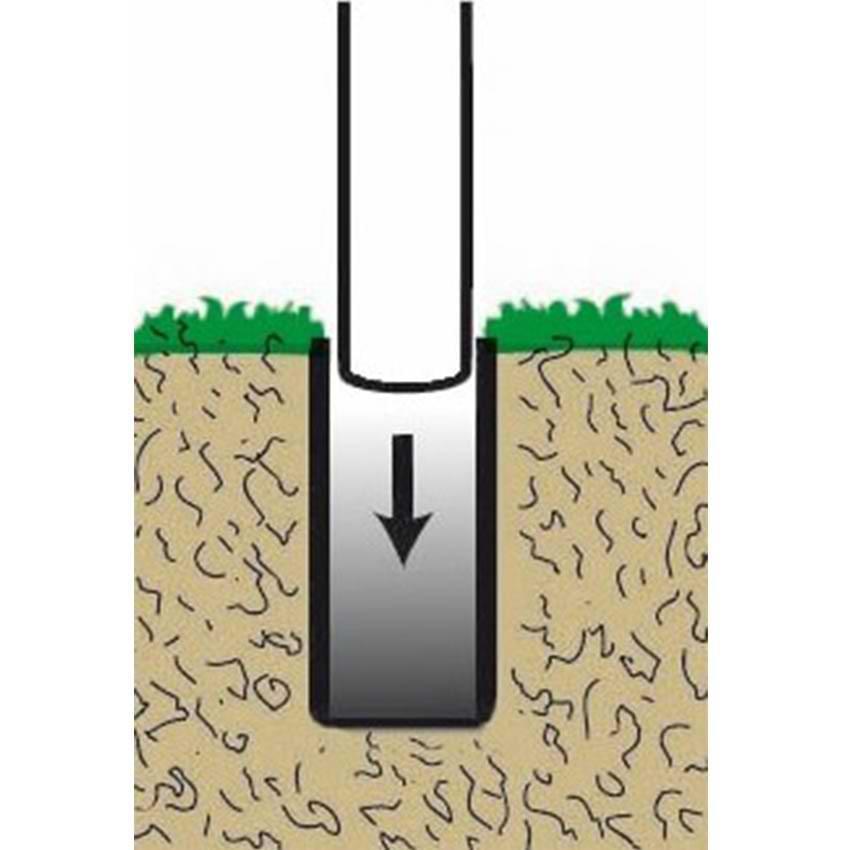 Fourreau de scellement - Base D. 60 X H. 750 mm