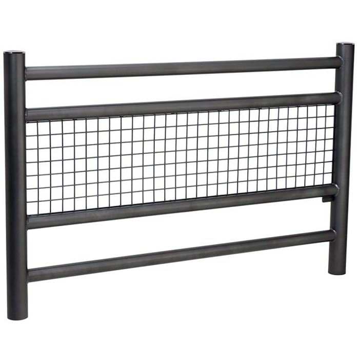 Barrière grillagée Linea L. 1572 mm - Pommeaux Inox