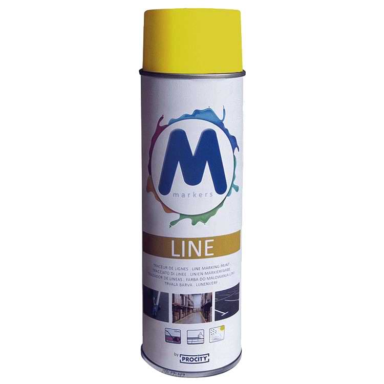 Aérosol peinture sol - 500 ml - Jaune