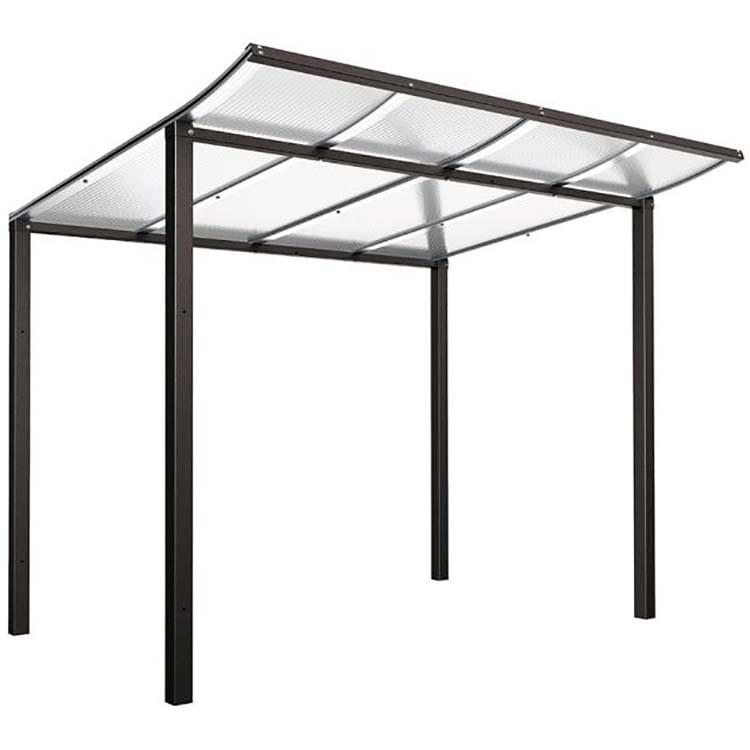 Abri vélos Modulo simple sans bardage - L. 2500 mm