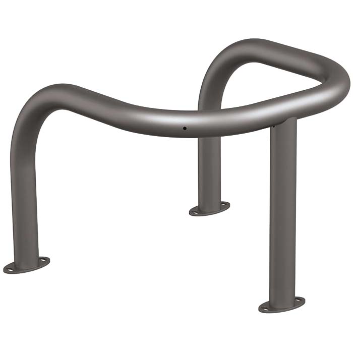 Etrier de protection D. 60 mm sur platines - Peinture RAL