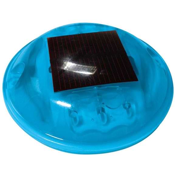 Plot routier à LED solaire D. 116 X H. 25 mm - LED Bleues