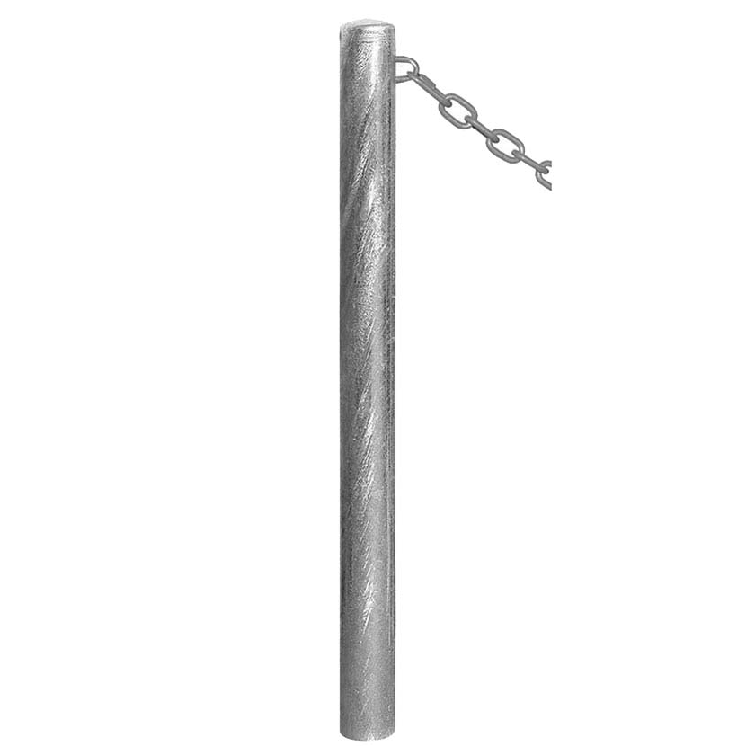 Potelet galvanisé D. 76 X H. Hors sol 1000 mm - 1 anneau