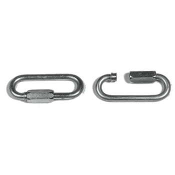 Maillon rapide petite maille - D. 5 X H. 13,5 X 51 mm - Galvanisé