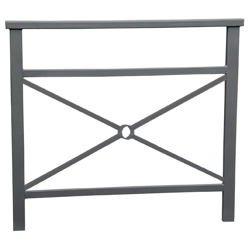 Barrière main courante Venise - Version simple croix - L. 1000 mm