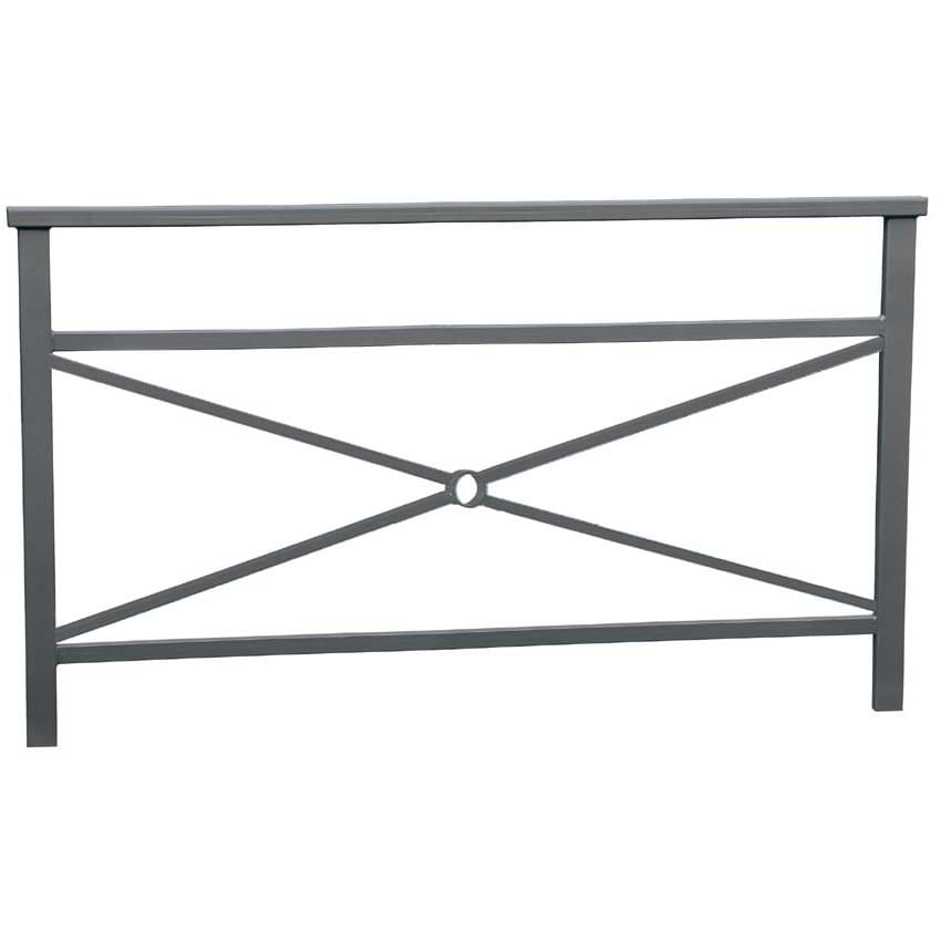 Barrière main courante Venise - Version simple croix - L. 1500 mm