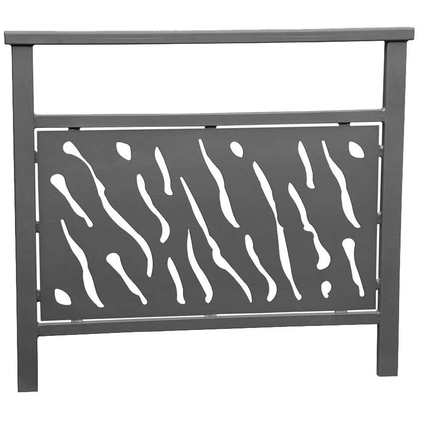 Barrière main courante Venise - Version tôle découpée - L. 1000 mm