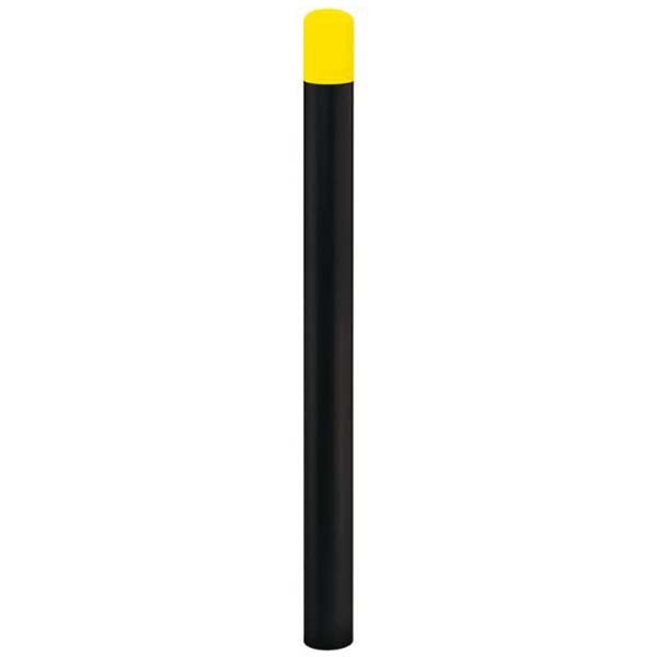 Potelet carrefour spécial école - D. 76 X H. 1280 mm - Pommeau jaune RAL 1021