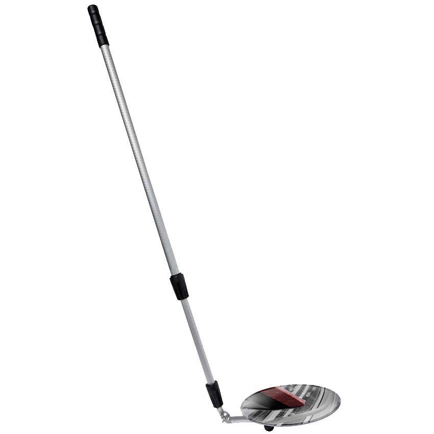 Miroir d'inspection spécial BTP D. 300 mm - L. 1 à 3 m