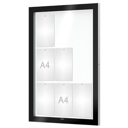 Vitrine Edge murale - Porte battante - 9 A4