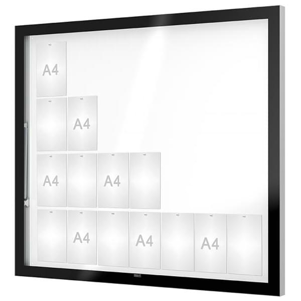 Vitrine Edge murale - Porte levante - 28 A4