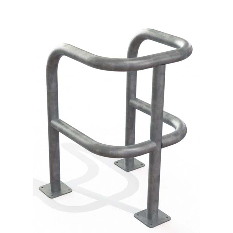 Étrier renforcé 3 pieds - galvanisé - Sur platines