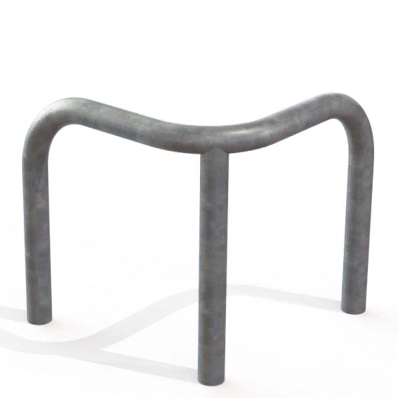 Arceau protection d'angle D. 60 mm galvanisé - A sceller