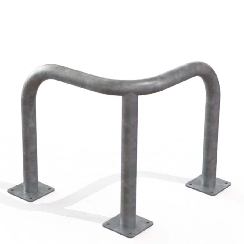 Arceau protection d'angle D. 60 mm galvanisé - Sur platines