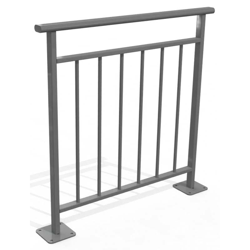 Barrière main courante St Louis L. 100 cm - Sur platines