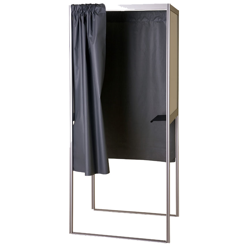 Isoloir de vote montage rapide case départ - H. 1990 X L. 850 X P. 800 mm