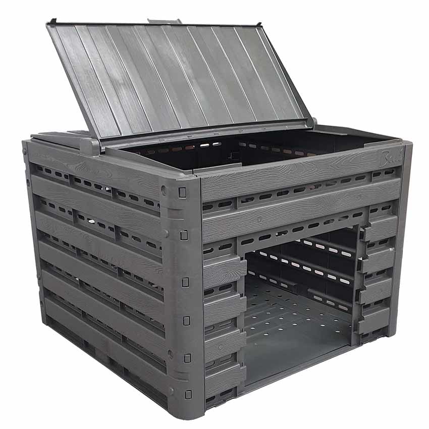 Composteur Compos't Wood plastique recyclé 400L