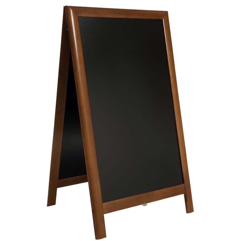 Chevalet trottoir Deluxe H. 70 X L. 125 cm - Marron foncé