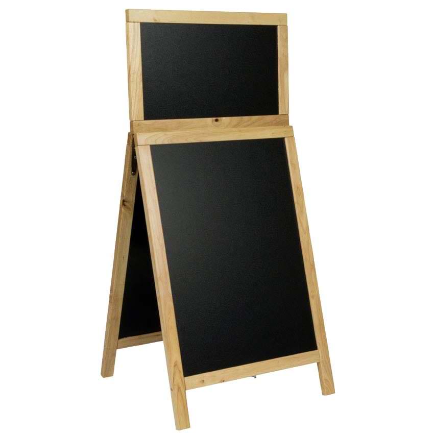 Chevalet trottoir Deluxe H. 120 X L. 55 cm - Hêtre