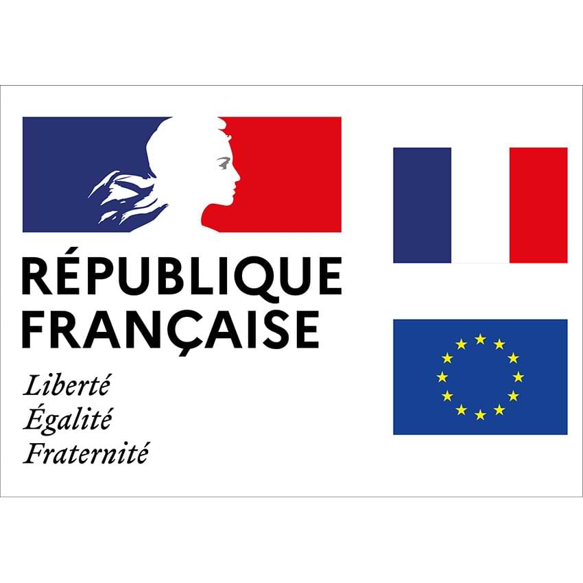 Plaque République française - A3 - 297 x 420 mm - Horizontale