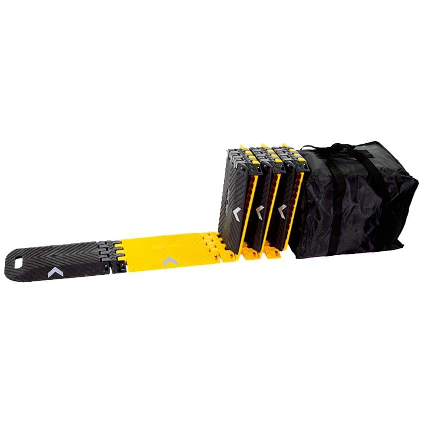 Ralentisseur de parking pliable - 3000 X 250 X 25 mm