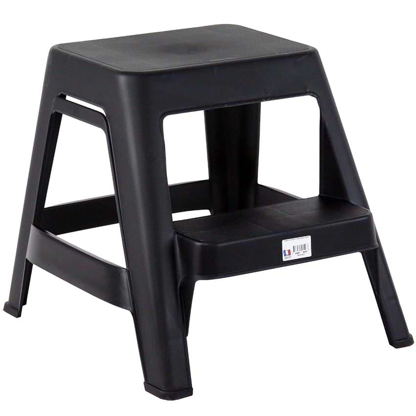 Marchepied 2 marches - Noir