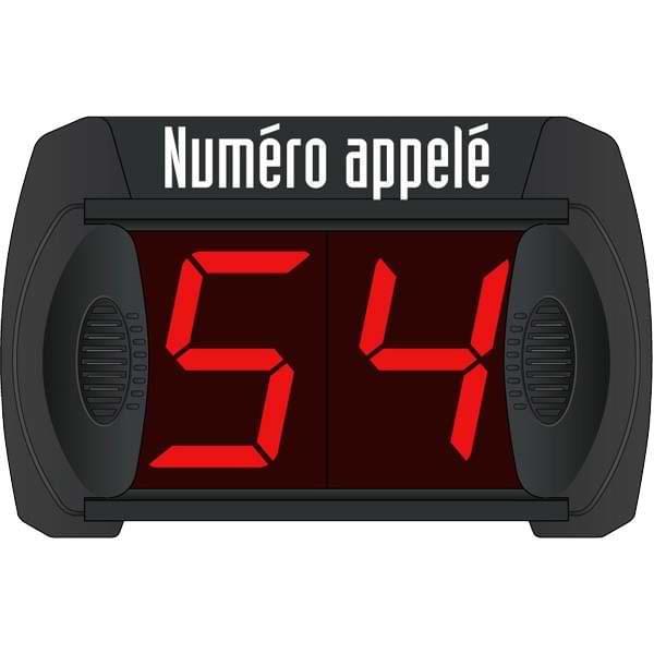 Module d'affichage gestion file d'attente 2 chiffres