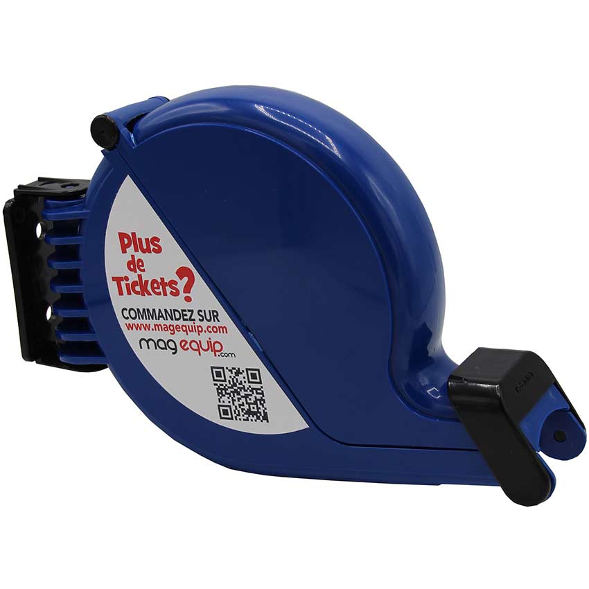 Distributeur tickets attente escargot - Bleu