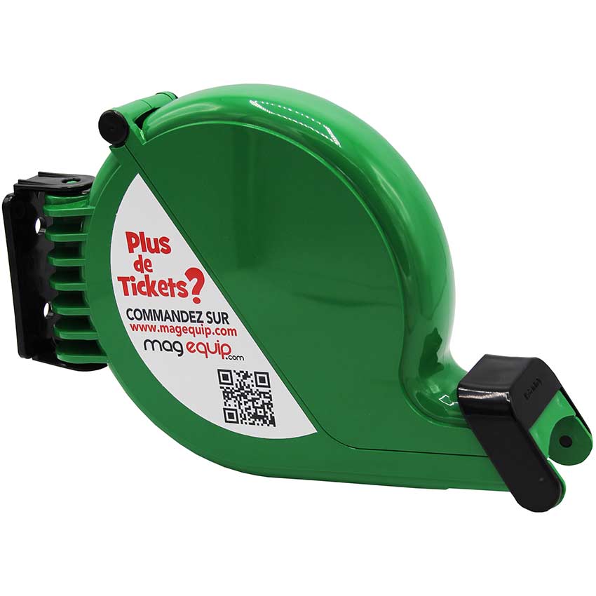 Distributeur tickets attente escargot - Vert