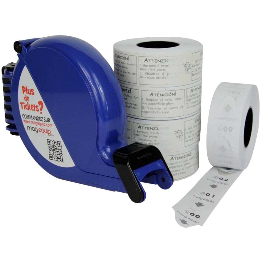 Pack Start - Distributeur escargot + 5 rouleaux de tickets