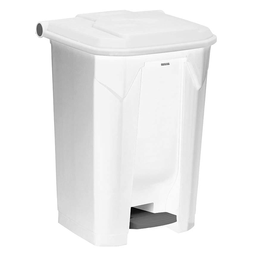 Container à pédale Utilo 80L - Couvercle Blanc