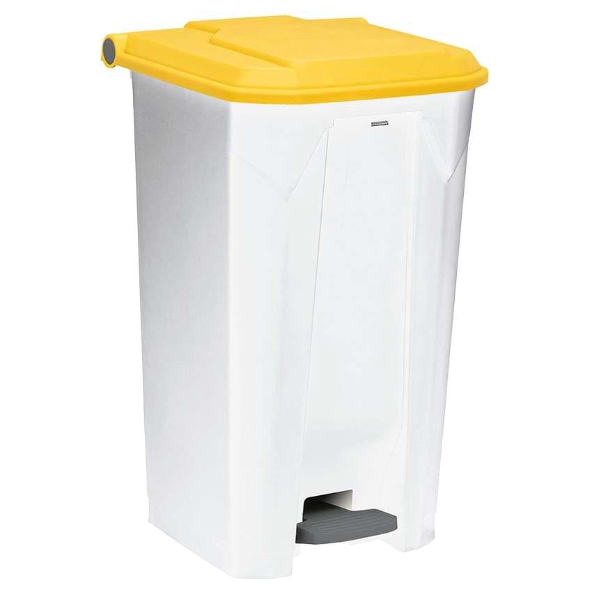 Container à pédale Utilo 100L - Couvercle Jaune