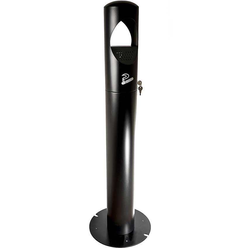 Cendrier colonne 4 litres - Noir