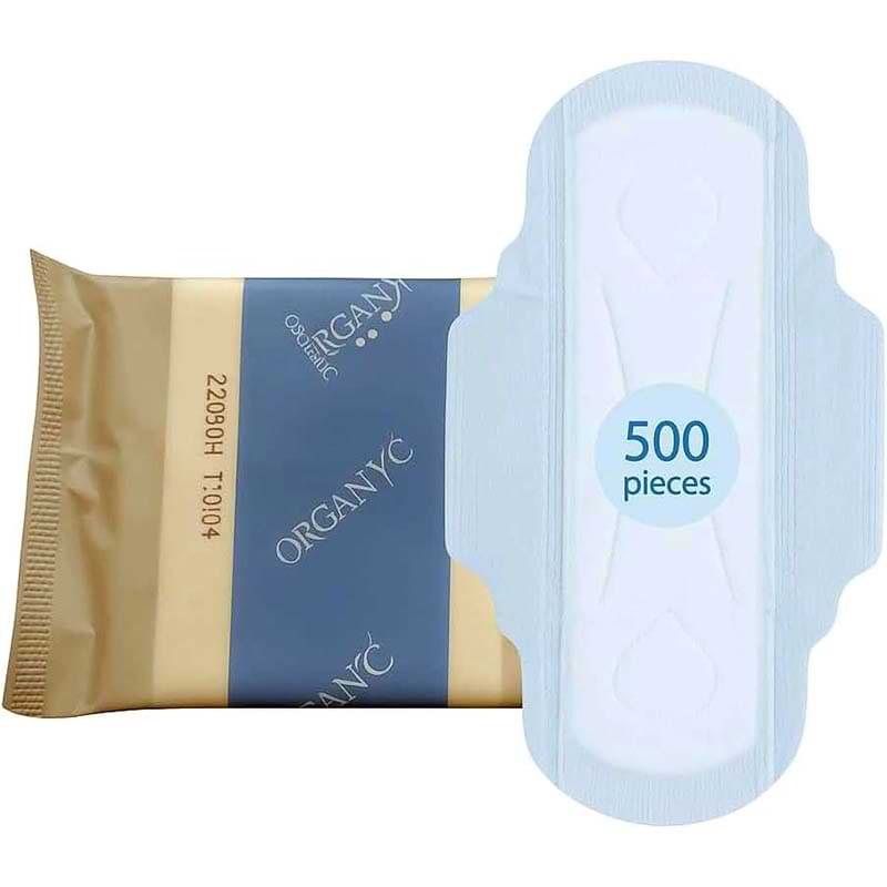 Serviettes hygiéniques biologiques - Carton de 500 pces