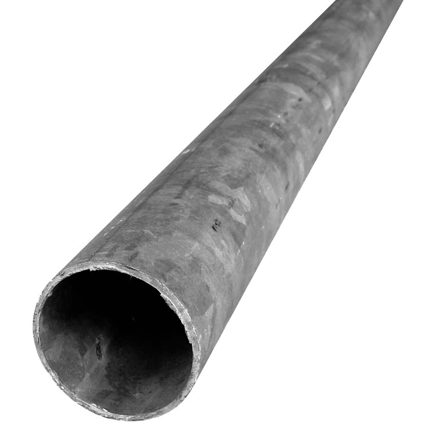 Tube galvanisé - D. 60 mm X H. 2 m